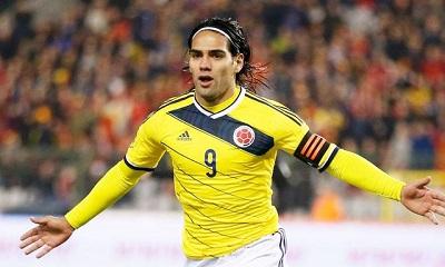 Con doblete de Falcao, Colombia golea 6-0 a Baréin