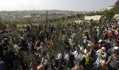 Miles de personas conmemoran en Jerusalén el Domingo de Ramos