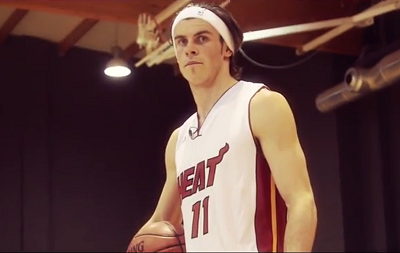Gareth Bale demuestra que también es hábil para el baloncesto (VIDEO)