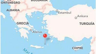 Terremoto de 6,1 grados sacude la isla de Creta