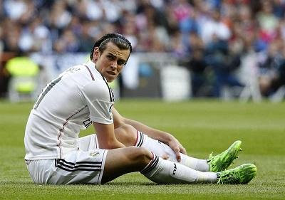 Gareth Bale se lesiona el gemelo izquierdo al minuto tres de un partido