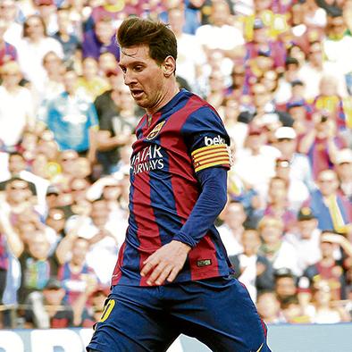 Messi ya tiene 400 goles con Barça