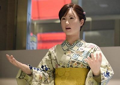 Un androide, la nueva recepcionista de unos grandes almacenes en Tokio
