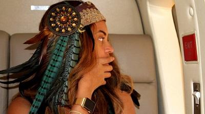 Beyoncé luce un exclusivo Apple Watch de oro