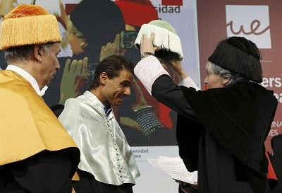 Rafael Nadal es investido Doctor Honoris Causa por Universidad de Madrid