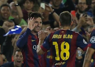 Messi y Neymar dan la ventaja a Barcelona ante el Bayern