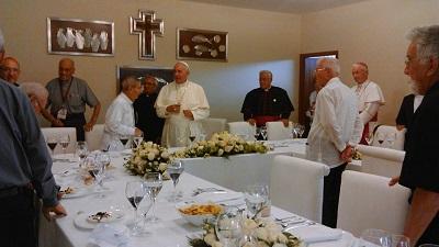 Manabitas fueron protagonistas en almuerzo del papa en Guayaquil (FOTOS)