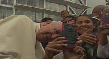 El papa de los “selfies”