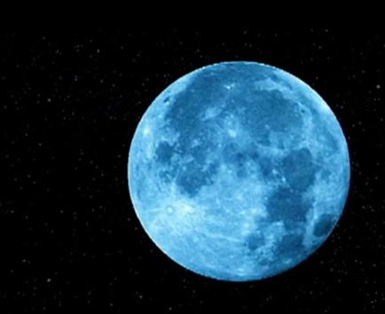 Hoy habrá una “luna azul”, algo que sucede cada tres años