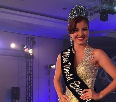 ¡Belleza manabita! Camila Marañón es la nueva Miss World Ecuador 2015