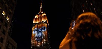 El Empire State de Nueva York, iluminado con animales en peligro de extinción