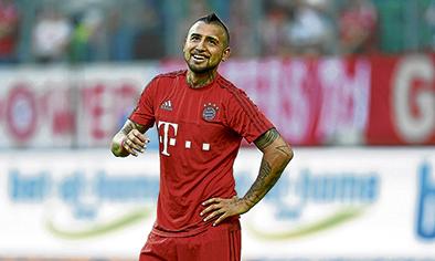 Vidal no inicia bien con el Bayern