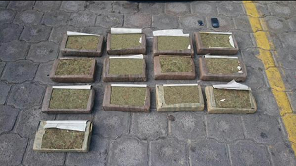 1,81 toneladas de droga fueron incautadas la semana pasada