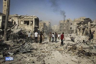 31 muertos y 60 heridos por bombardeos y caída de un avión en Siria