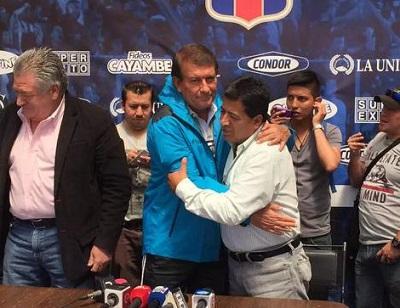 El técnico Carlos Sevilla regresa al Deportivo Quito