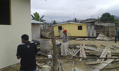 Once familias fueron desalojadas en la ciudadela Rodríguez Lara