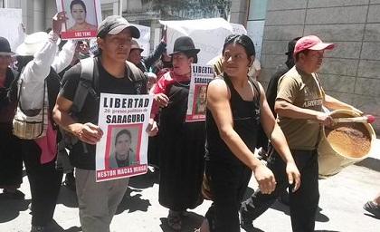 Liberan a indígenas de Saraguro detenidos en protesta
