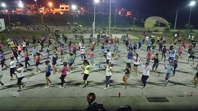 Tercera maratón de bailoterapia se realiza hoy en el parque Bombolí