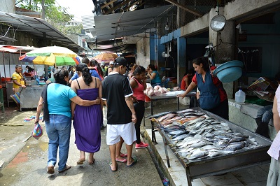 El mercado de mariscos 