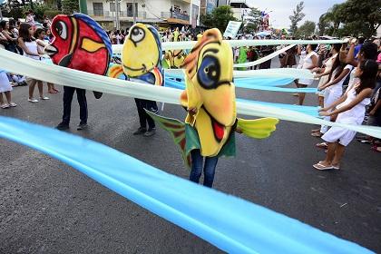 Fiestas octubrinas de Portoviejo inicia con colorido pregón
