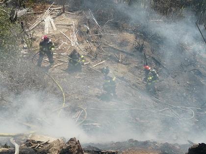 Incendio forestal alarma a moradores de Las Cumbres