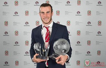 Bale es elegido como mejor jugador galés del año por quinta vez