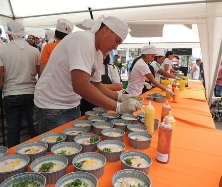 Más de 2.500 ceviches se vendieron en festival de Jipijapa
