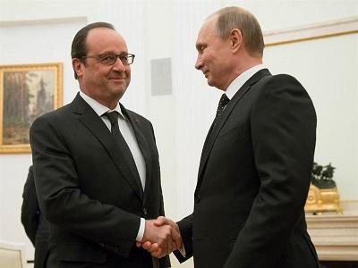 Putin y Hollande acuerdan coordinar acciones contra Estado Islámico en Siria
