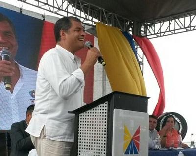 Gobierno aclara que Correa no irá a reelección por asuntos políticos