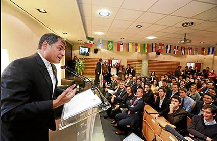 Gobierno: Correa no  va a la reelección  por asuntos políticos