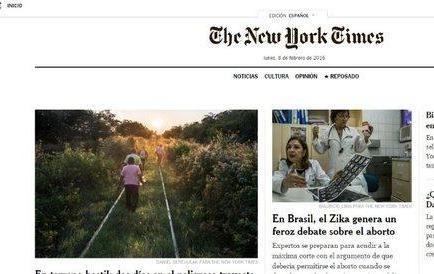 El New York Times busca conquistar a los hispanohablantes con portal en español