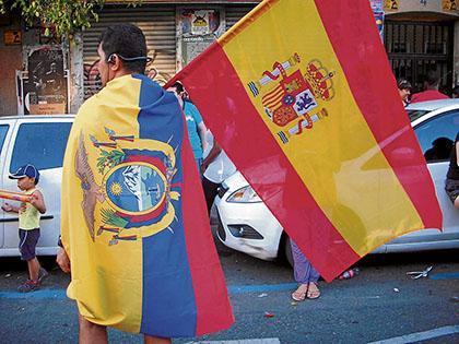 Número de ecuatorianos que viven en España se reduce en un 4,12%