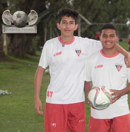 Los hijos de Salas y Ambrosi  están en Liga de Quito