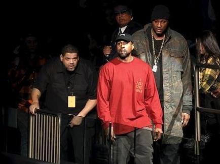 Lamar Odon reaparece en público junto a su cuñado Kanye West
