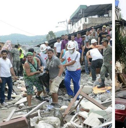 ACTUALIZACIÓN: Aumenta a 587 la cifra de fallecidos en Ecuador por terremoto