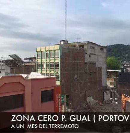 Video muestra la zona cero de Portoviejo a un mes del 16A