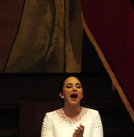 Gabriela Rivadeneira y su error durante informe a la nación