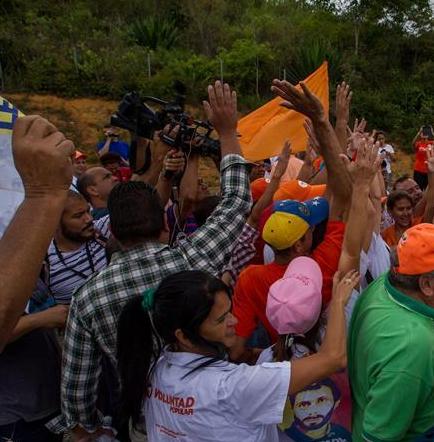 Libertad para Leopoldo López y revocatorio piden militantes de su partido
