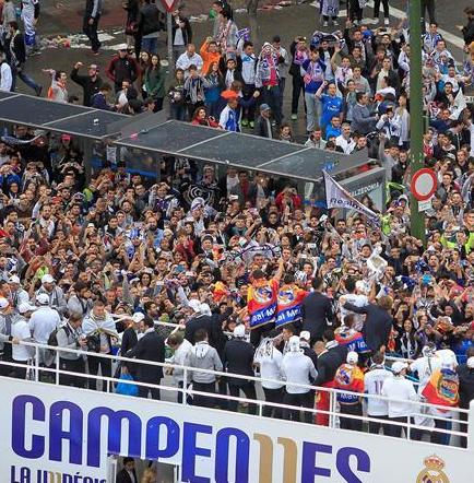 Real Madrid celebró la Copa de Europa en casa