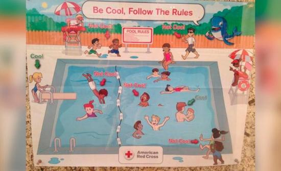 La Cruz Roja debió retirar un afiche racista por las críticas