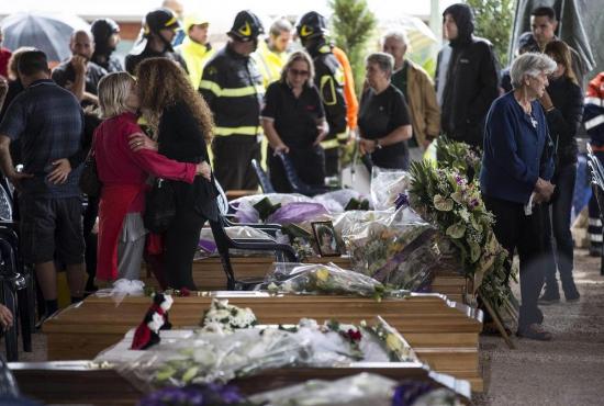 Amatrice despide hoy a sus 232 muertos con un funeral de Estado