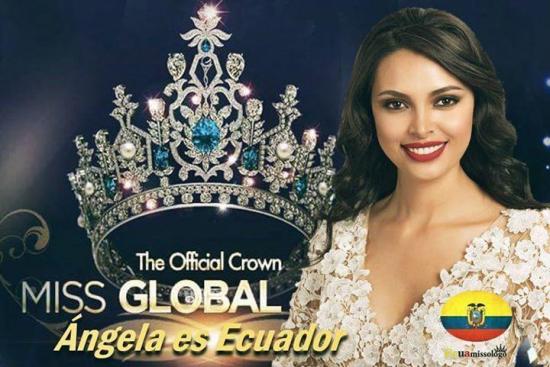 La ecuatoriana Angela Bonilla se corona como la Miss Global 2016