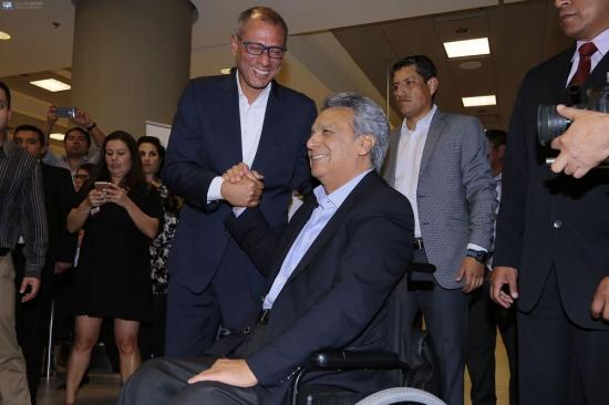 Jorge Glas y Lenin Moreno serán la dupla presidencial de AP, según dirigente