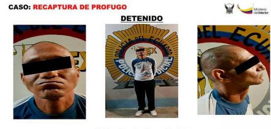 Hombre que supuestamente había fugado de la cárcel de Jipijapa fue recapturado en Portoviejo