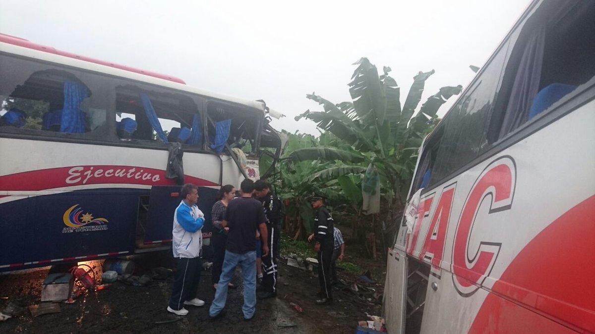 El Choque De Dos Buses Deja Un Fallecido Y 47 Heridos En La Vía ...