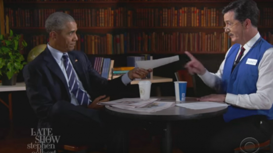 Obama acude a una 'entrevista' de trabajo