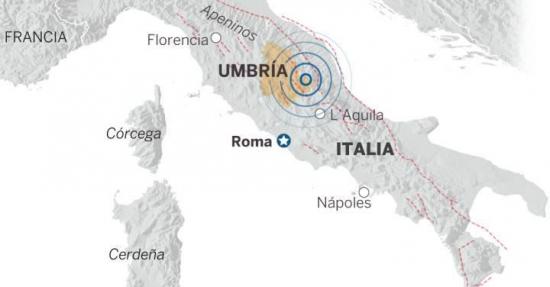 Nuevo terremoto de 6 grados sacude a Italia, tras primer sismo de 5,4