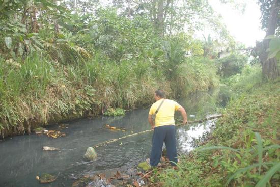 Aseguran que el río La Esperanza está contaminado, hay preocupación