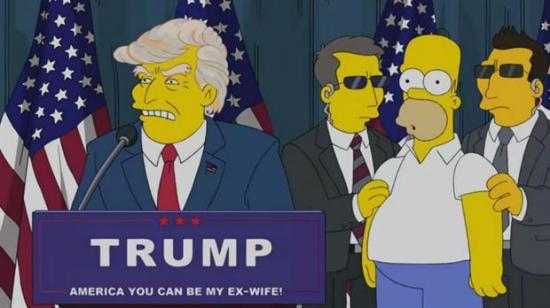 El capítulo de 'Los Simpsons' que predijo la victoria de Donald Trump