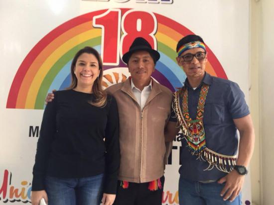 Patricio Cholango y Silvia Buendía encabezan lista de aspirantes a asambleístas por Pachakutik